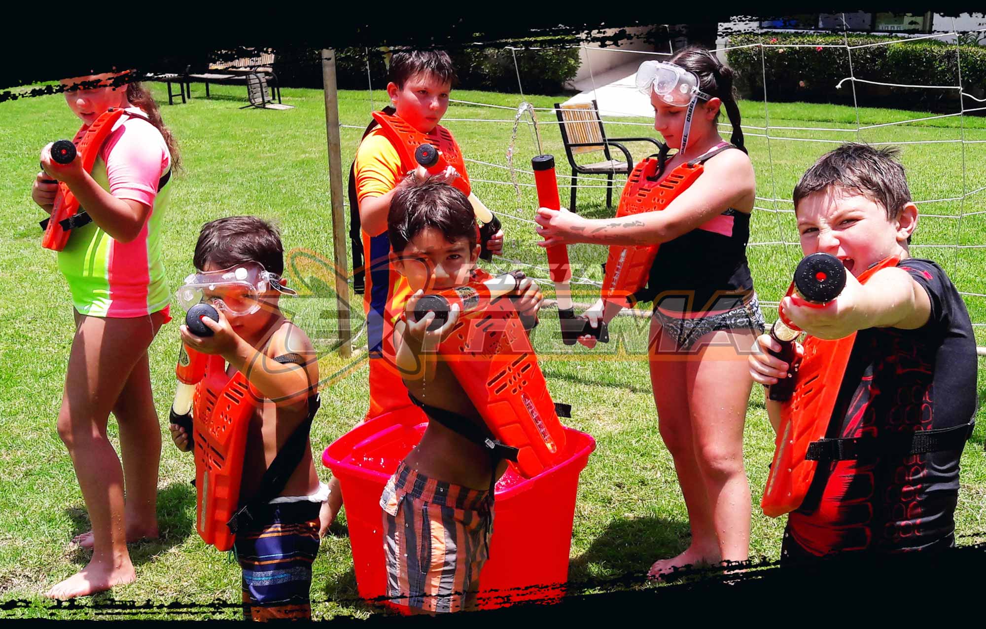 renta de inflables acuaticos para niños