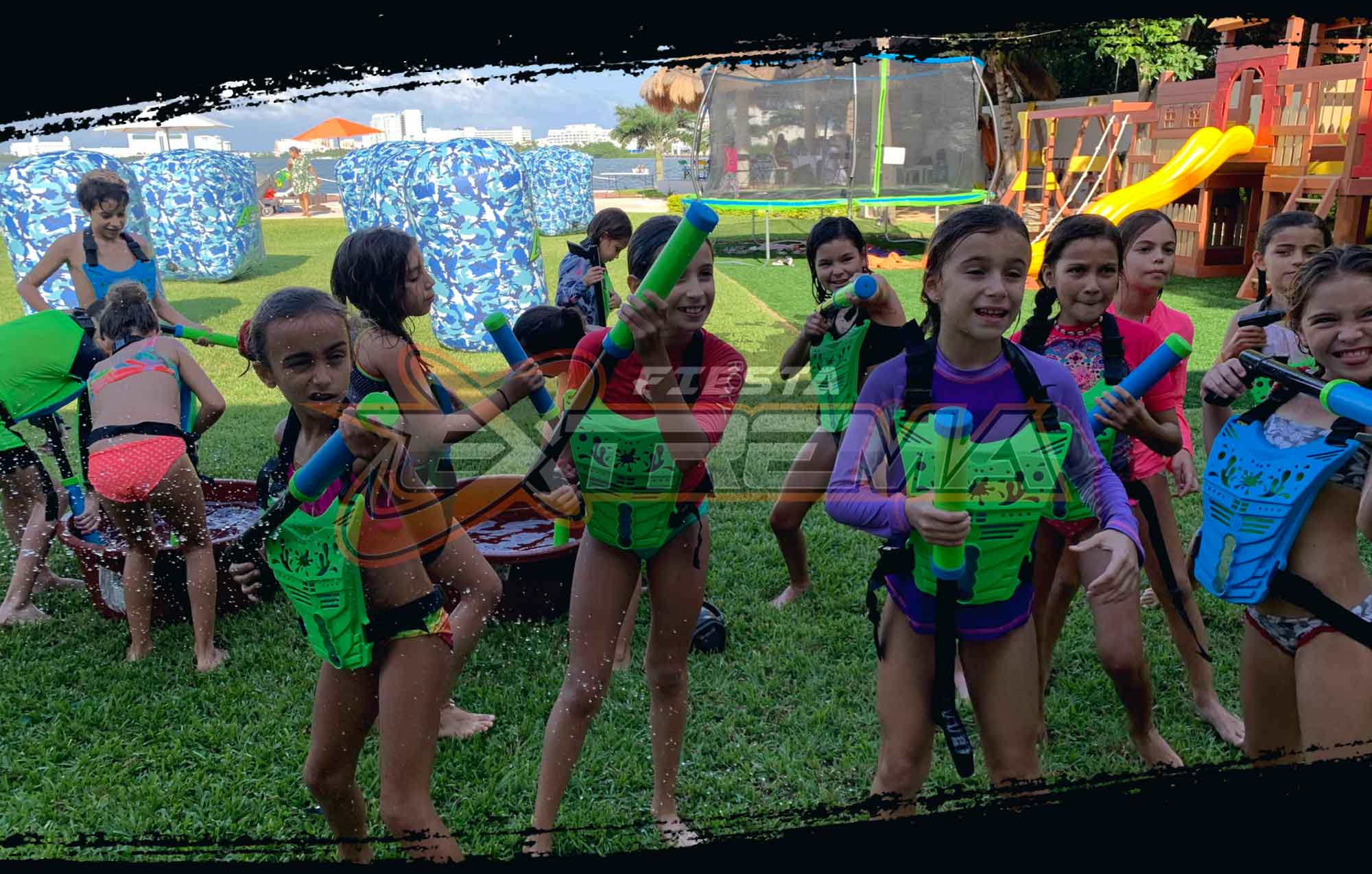 renta de inflables acuaticos para niños