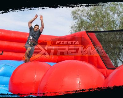 circuito de juegos inflables