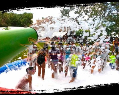 cañon de espuma para fiestas
